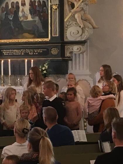 Barn i Pedersöre kyrka
