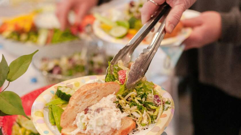 mat från buffet