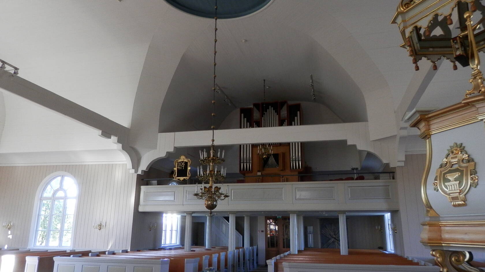 Interiör från Esse kyrka