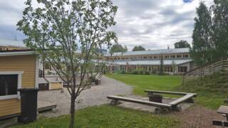 Jakobstads församlingscenter lekpark