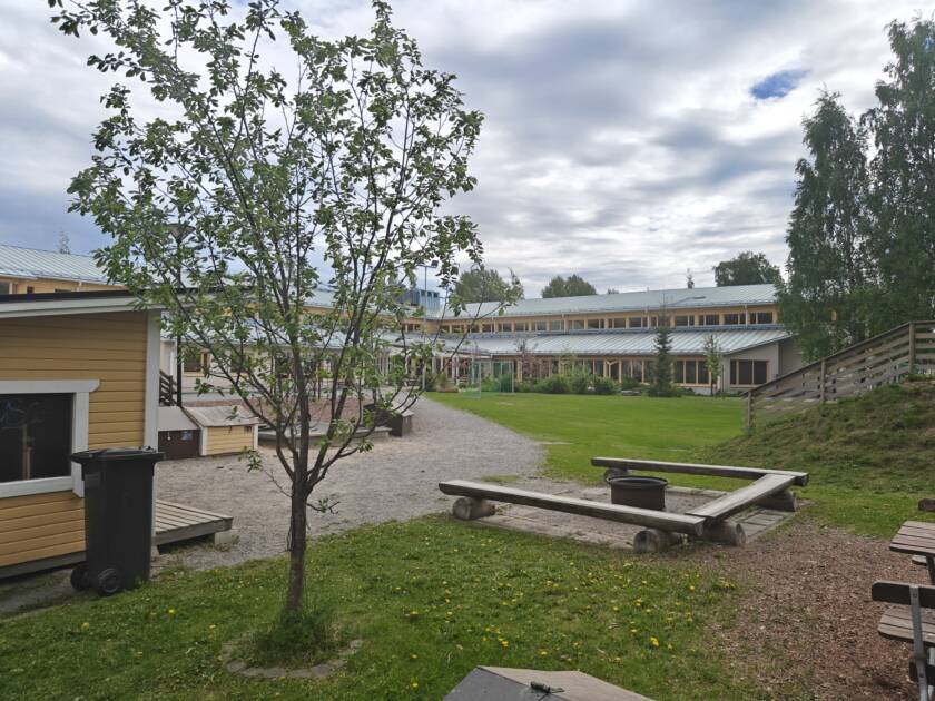 Jakobstads församlingscenter lekpark