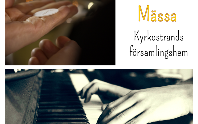 händer på pianotangenter, oblat i en handflata
