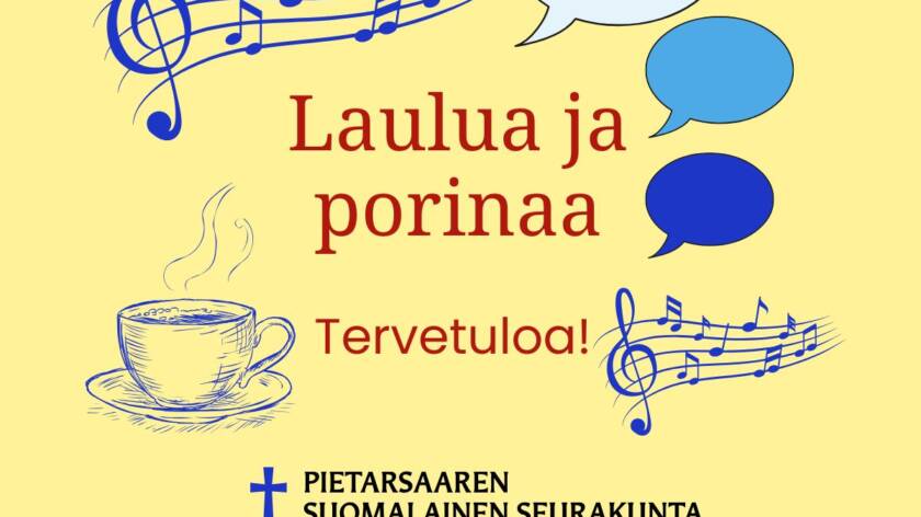 Laulua ja porinaa kuvituskuva