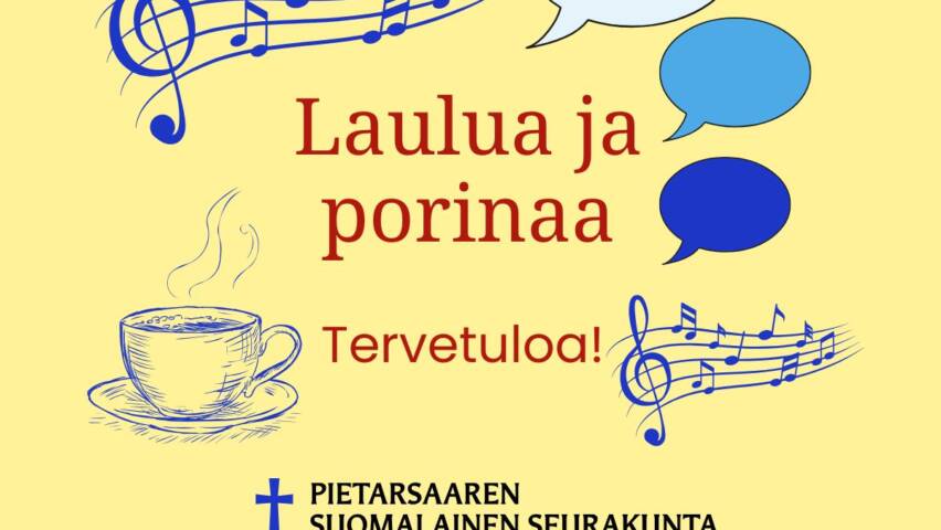 Laulua ja porinaa kuvituskuva