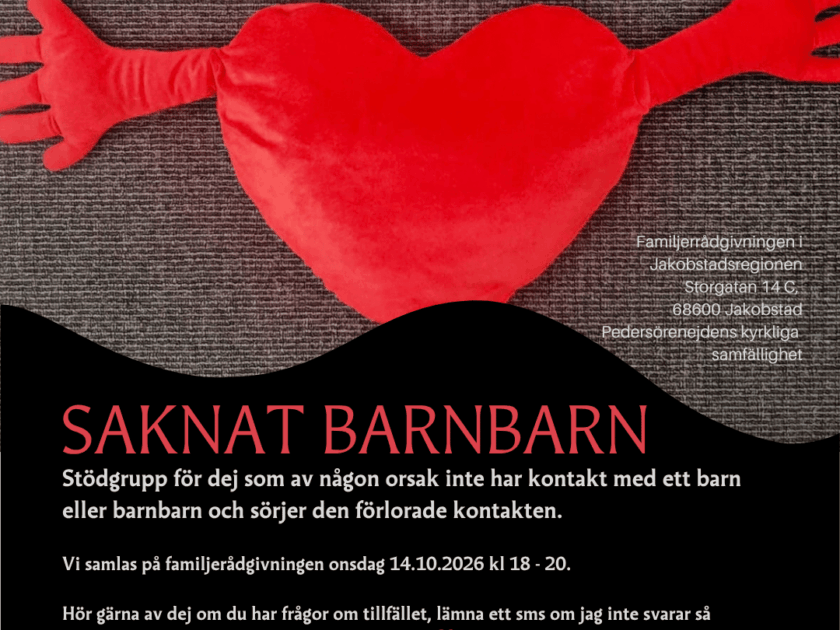 Information om stödgruppen Saknat barnbarn.